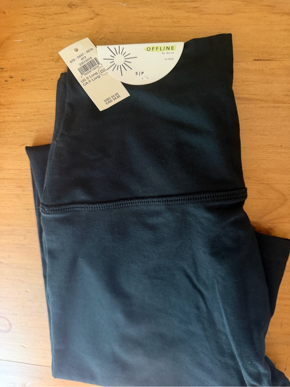 aerie Offline Black Leggings
